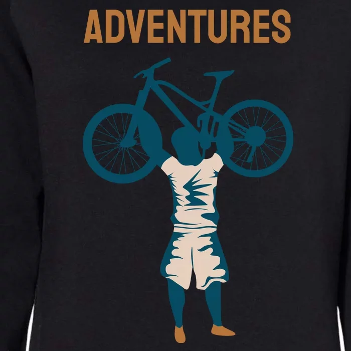 Adventures Cycling Womens California Wash Sweatshirt