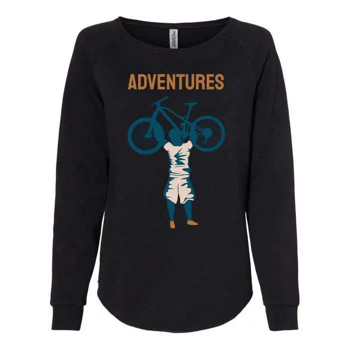 Adventures Cycling Womens California Wash Sweatshirt