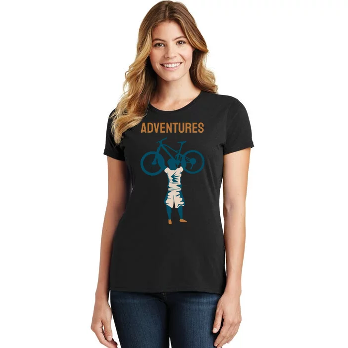 Adventures Cycling Women's T-Shirt