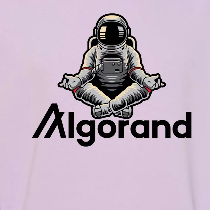 Algorand Crypto Astronaut Garment-Dyed Sweatshirt