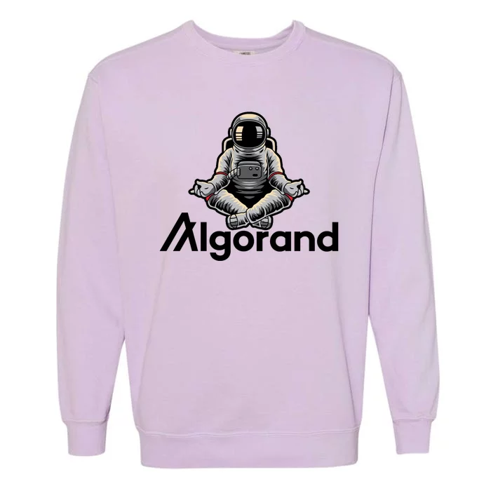 Algorand Crypto Astronaut Garment-Dyed Sweatshirt