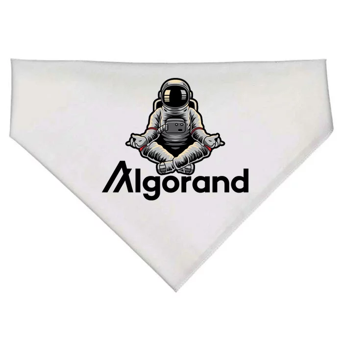 Algorand Crypto Astronaut USA-Made Doggie Bandana