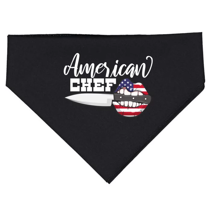 American Chefs Are Lip Biting Hot! Cool Gift USA-Made Doggie Bandana