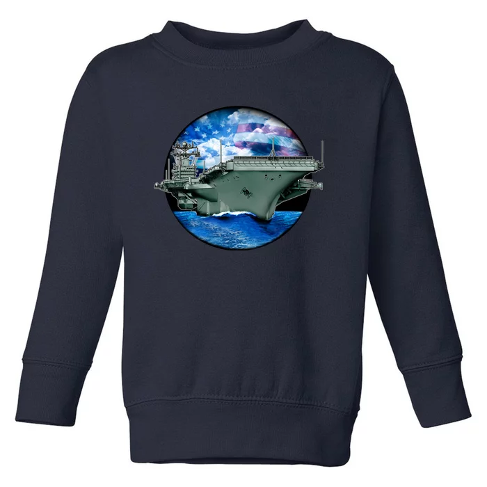 Aircraft Carrier Toddler Sweatshirt