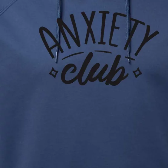 Anxiety Club Performance Fleece Hoodie