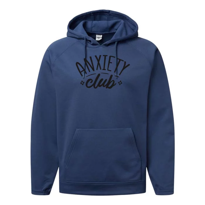 Anxiety Club Performance Fleece Hoodie