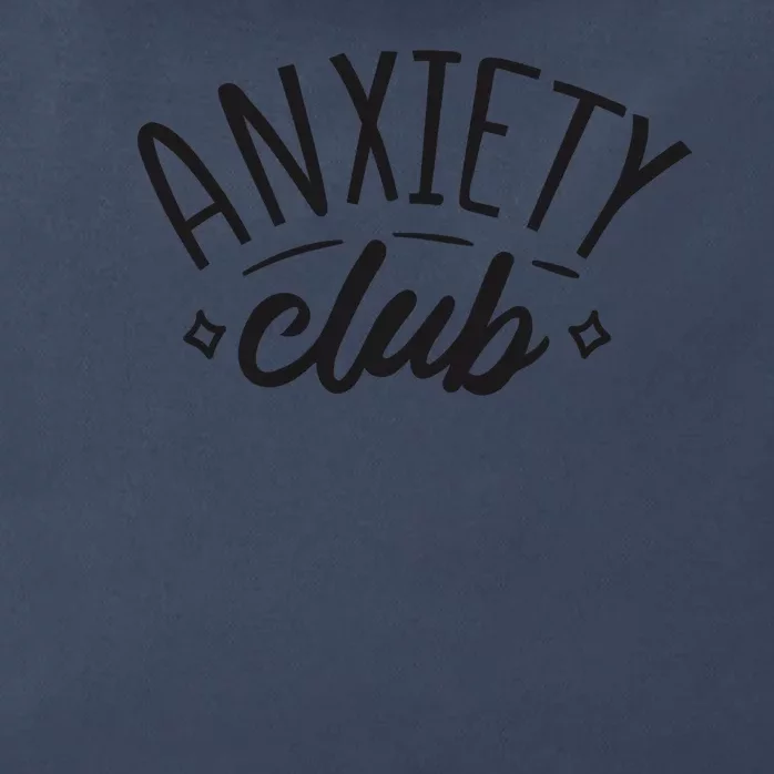 Anxiety Club Zip Tote Bag