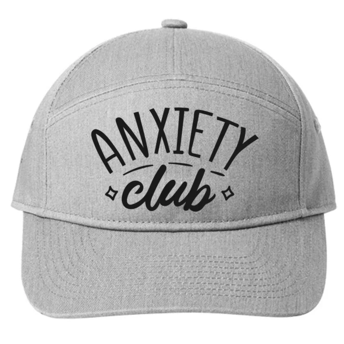 Anxiety Club 7-Panel Snapback Hat