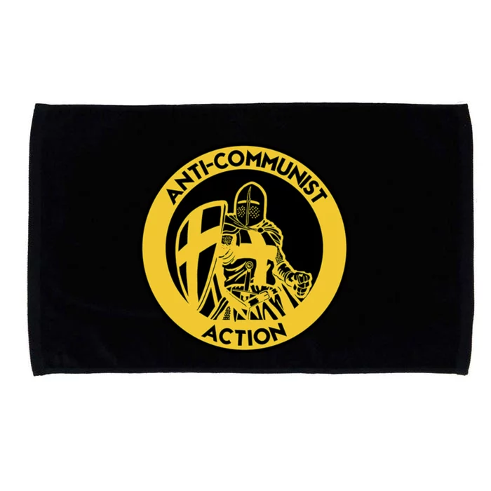 Anti Communist Anti Woke Conservative Microfiber Hand Towel