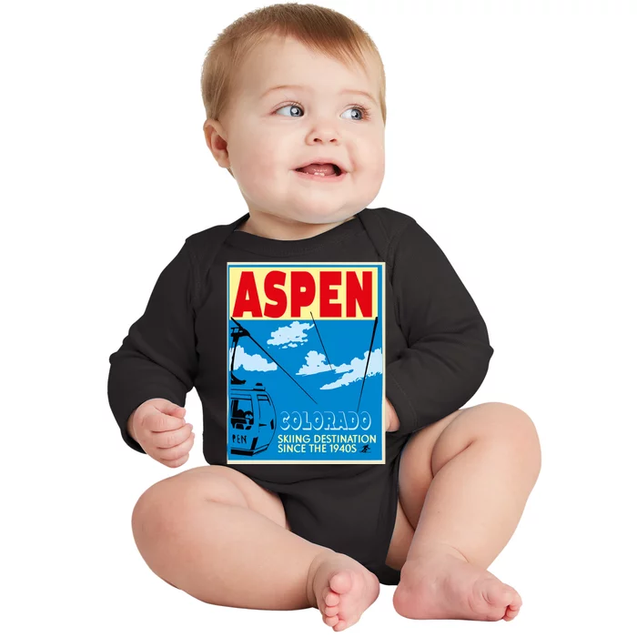 Aspen Colorado Baby Long Sleeve Bodysuit