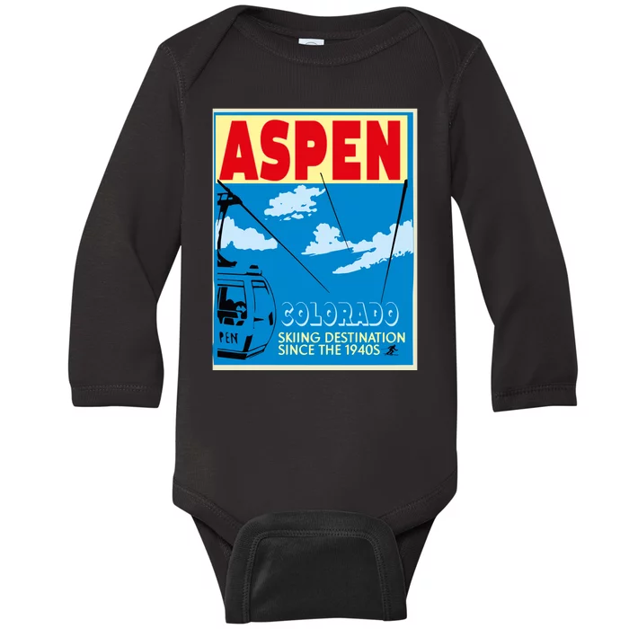 Aspen Colorado Baby Long Sleeve Bodysuit