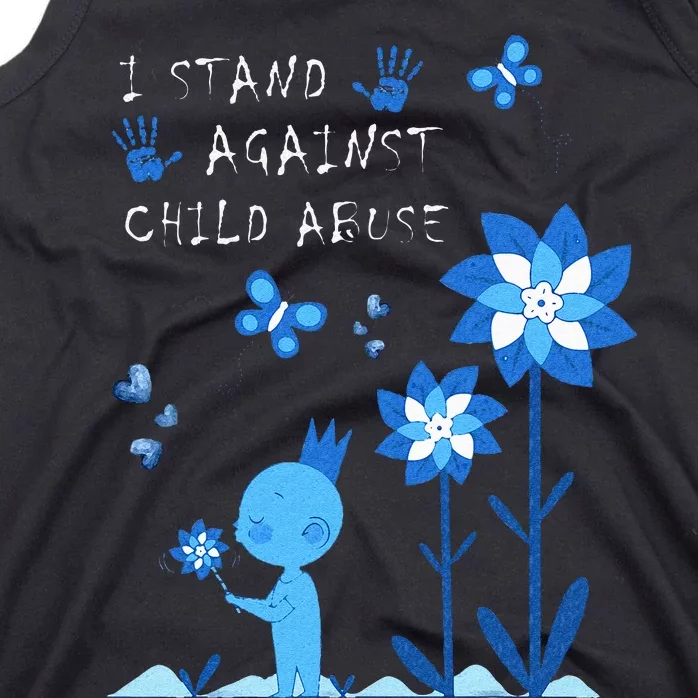 April Child Abuse Awareness Month Teacher Matching Tank Top