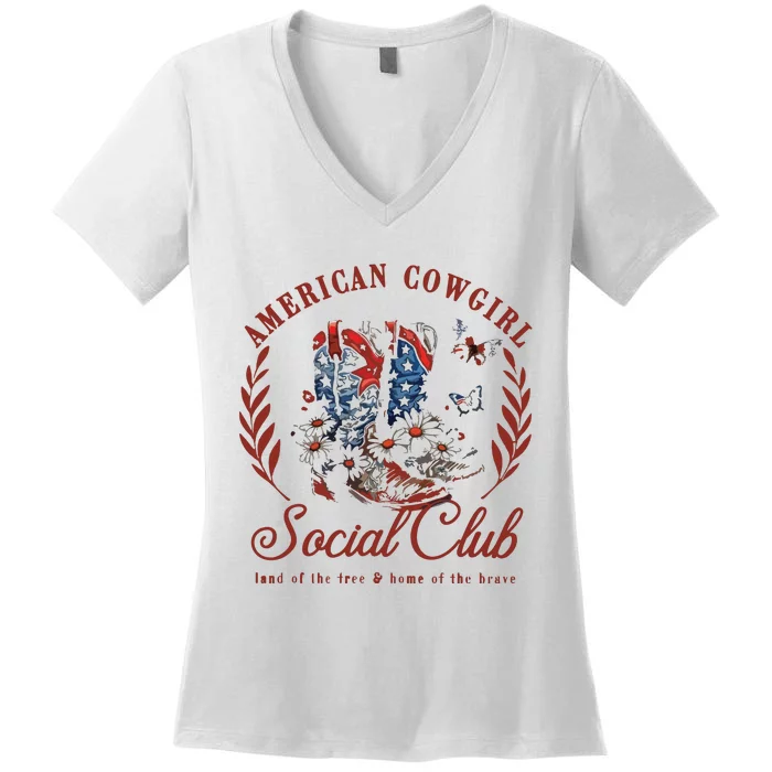 American Cowgirl Women's V-Neck T-Shirt