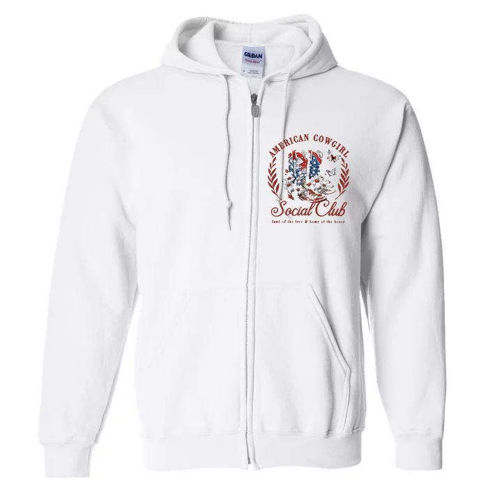 American Cowgirl Full Zip Hoodie