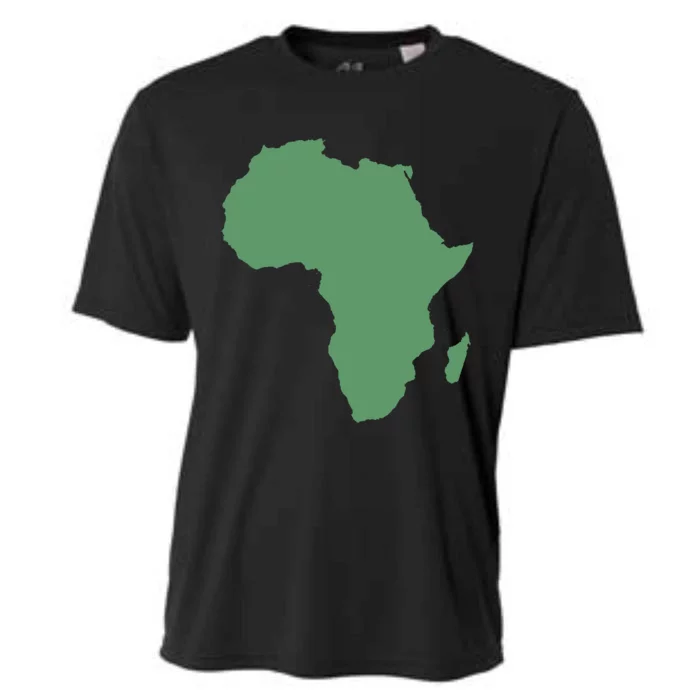 African Continent And Map Of Africa Clothing And Gift Cooling Performance Crew T-Shirt