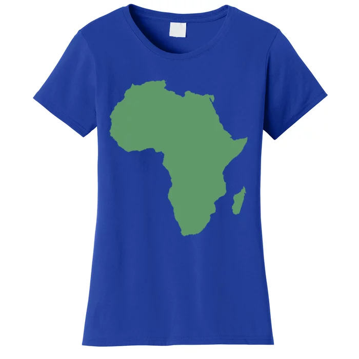 African Continent And Map Of Africa Clothing And Gift Women's T-Shirt