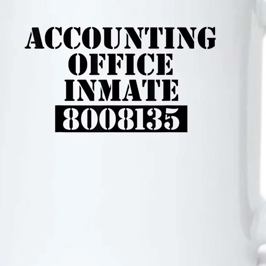 Accountant Costume Accounting Office Inmate Costume Black Color Changing Mug