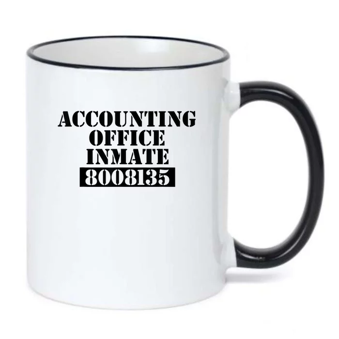 Accountant Costume Accounting Office Inmate Costume Black Color Changing Mug