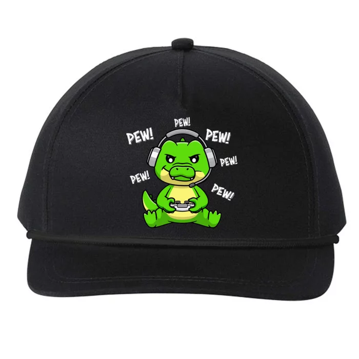 Alligator Crocodile Snapback Five-Panel Rope Hat