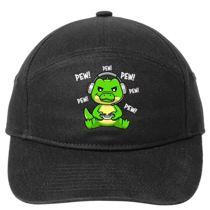 Alligator Crocodile 7-Panel Snapback Hat