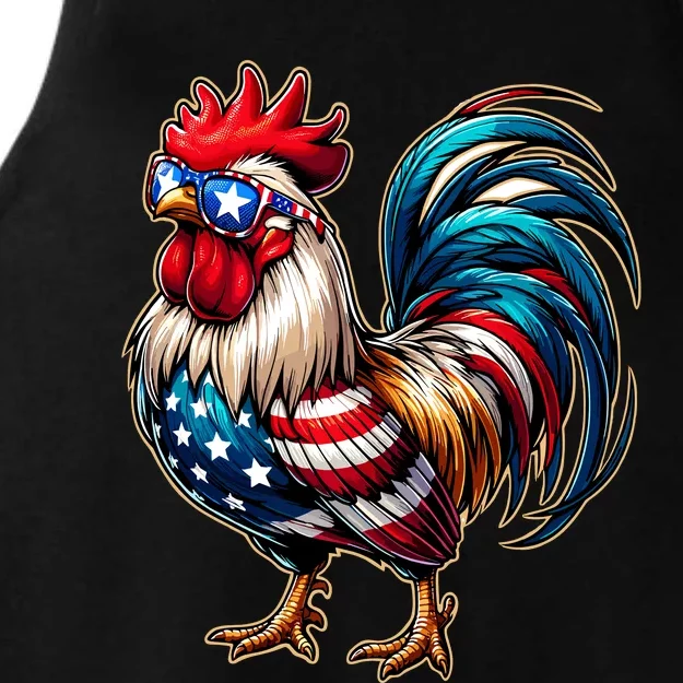 American Chicken Ladies Tri-Blend Wicking Tank