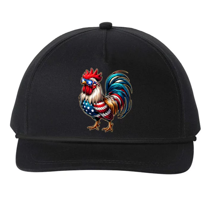 American Chicken Snapback Five-Panel Rope Hat