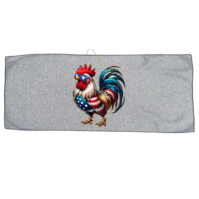 American Chicken Large Microfiber Waffle Golf Towel