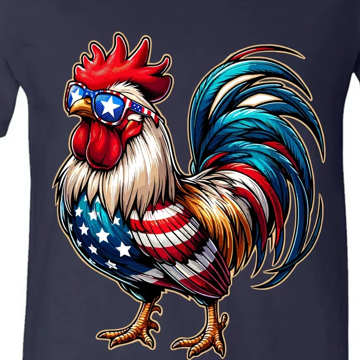 American Chicken V-Neck T-Shirt