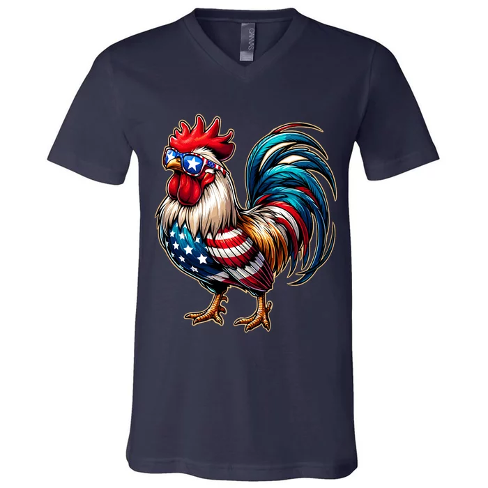 American Chicken V-Neck T-Shirt