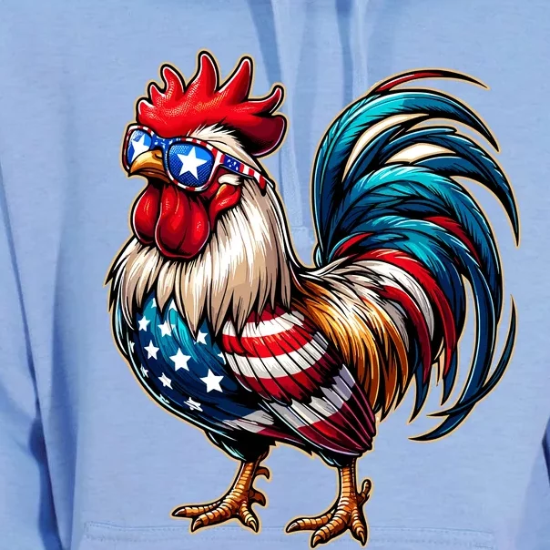 American Chicken Unisex Surf Hoodie