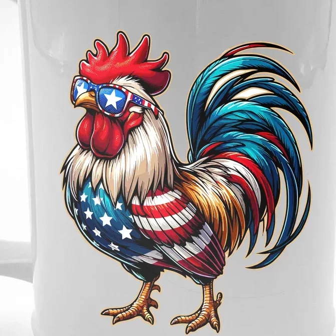 American Chicken Front & Back Beer Stein