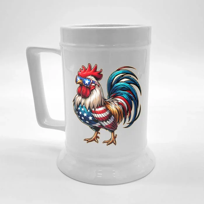 American Chicken Front & Back Beer Stein