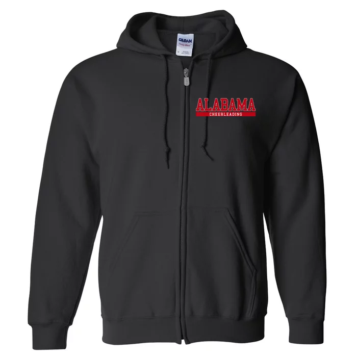 Alabama Cheerleading Full Zip Hoodie