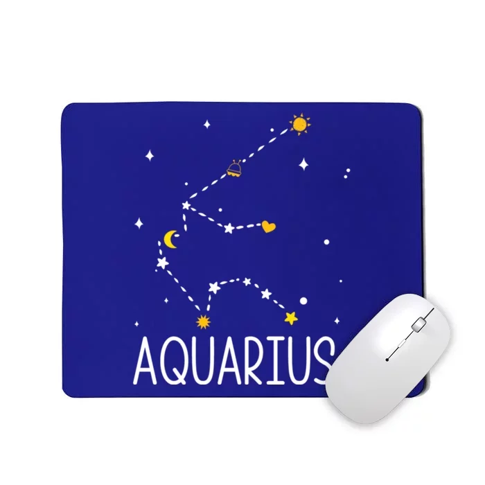 Aquarius Constellation Aquarius Zodiac Sign Birthday Gift Mousepad