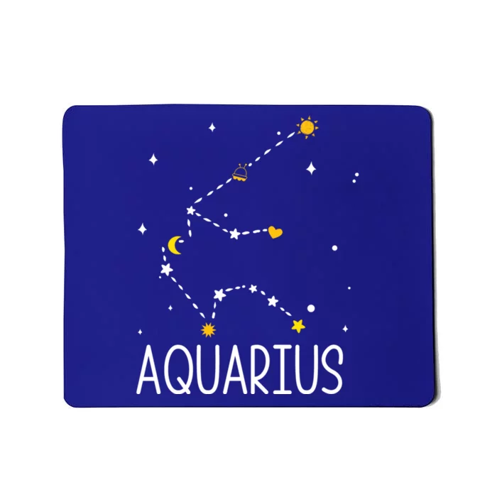 Aquarius Constellation Aquarius Zodiac Sign Birthday Gift Mousepad