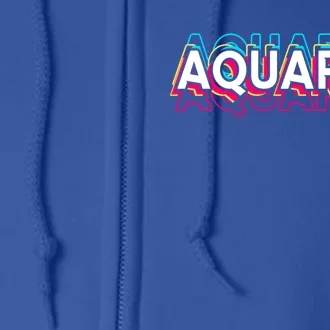 Aquarius Constellation Astrology Aquarius Cute Gift Full Zip Hoodie