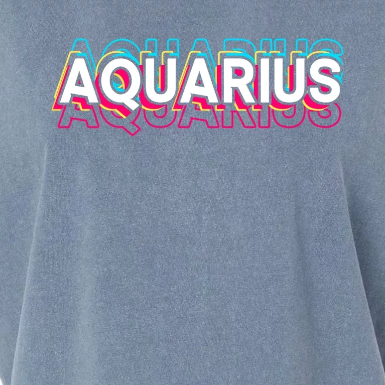 Aquarius Constellation Astrology Aquarius Cute Gift Garment-Dyed Women's Muscle Tee