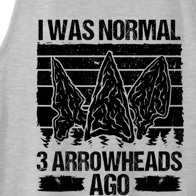 Arrowhead Collecting Artifact Hunting Arrowhead Lover Ladies Tri-Blend Wicking Tank