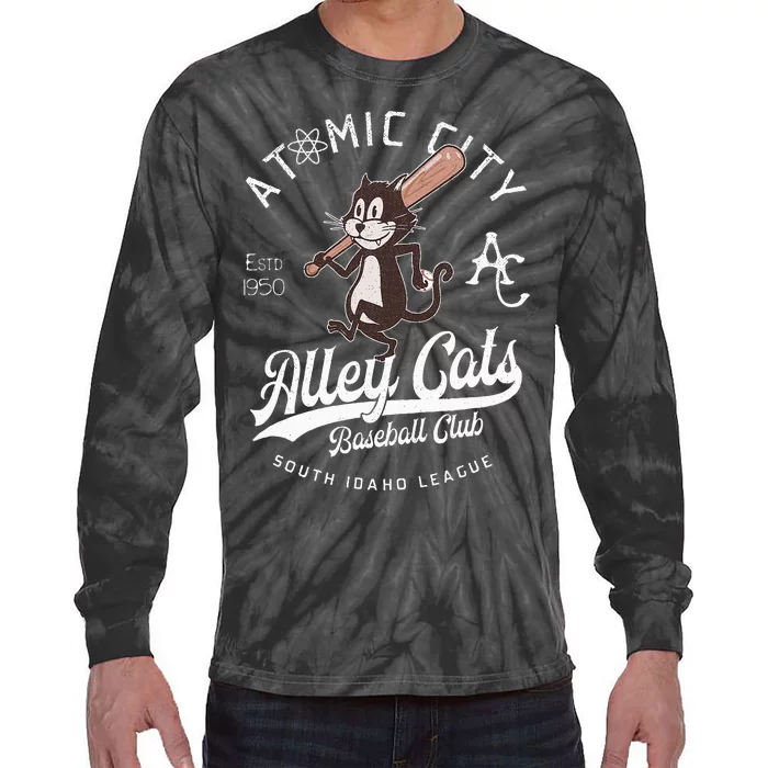 Atomic City Alley Cats Retro Minor League Tie-Dye Long Sleeve Shirt