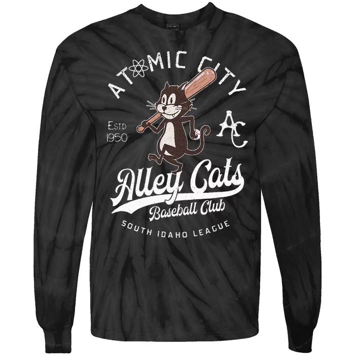 Atomic City Alley Cats Retro Minor League Tie-Dye Long Sleeve Shirt