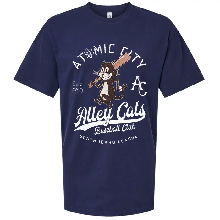 Atomic City Alley Cats Retro Minor League Sueded Cloud Jersey T-Shirt