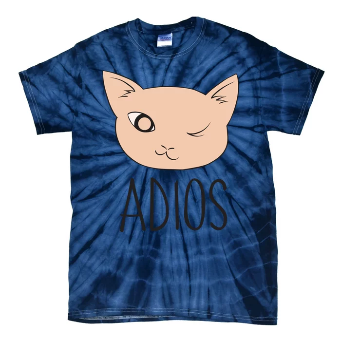 Adios Cat Tie-Dye T-Shirt