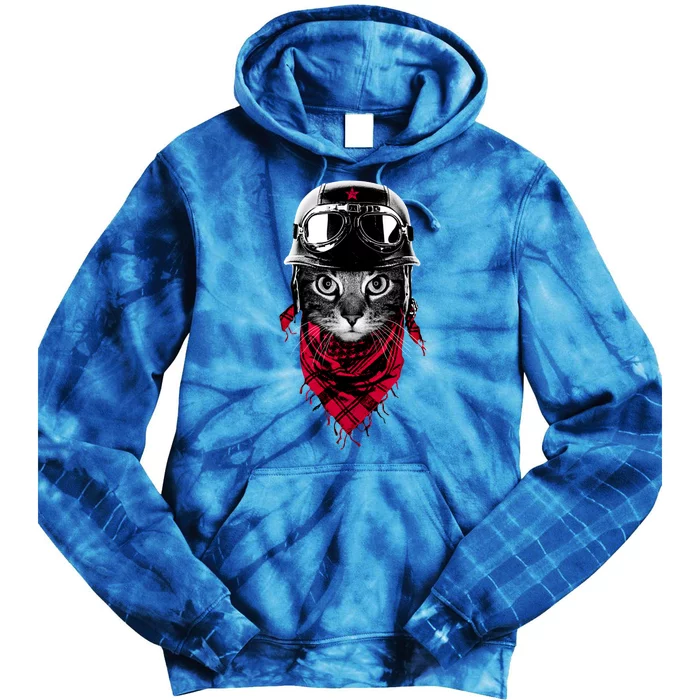 Adventurer Cat Tie Dye Hoodie