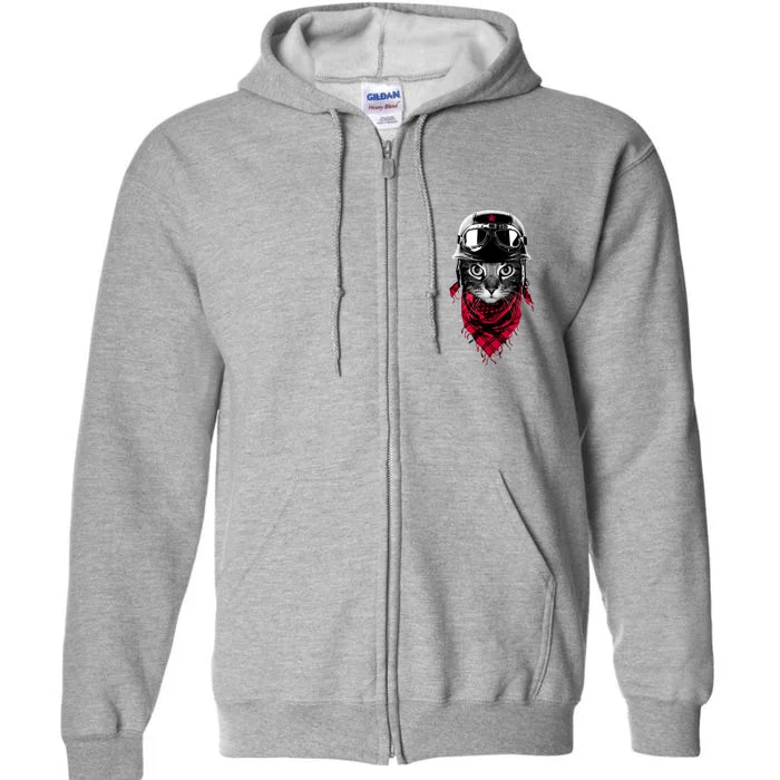 Adventurer Cat Full Zip Hoodie