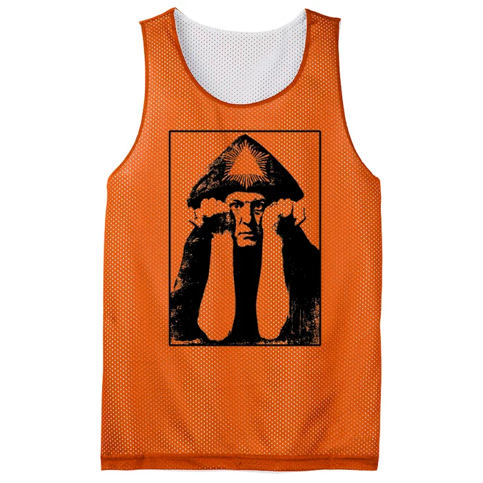 Aleister Crowley Mesh Reversible Basketball Jersey Tank