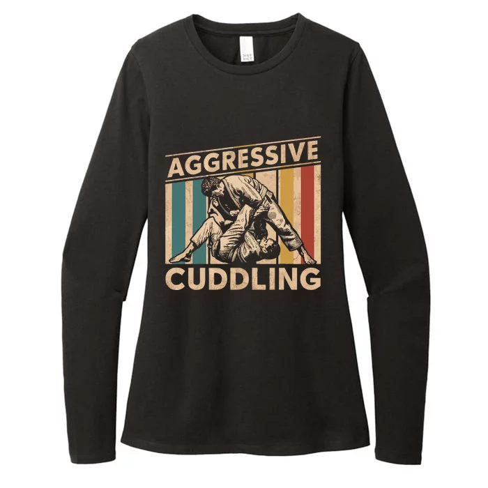 Aggressive Cuddling Womens CVC Long Sleeve Shirt