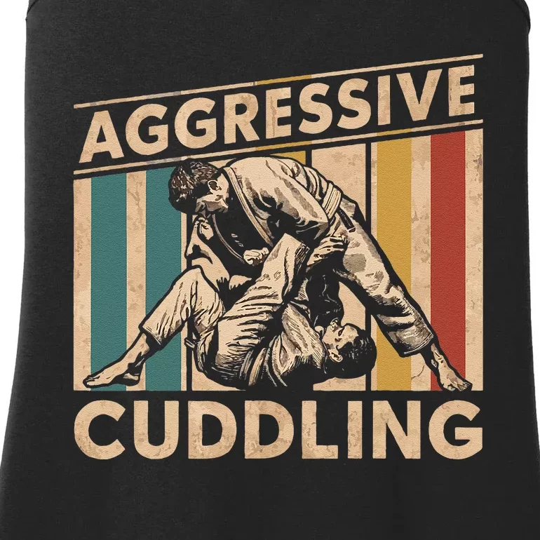 Aggressive Cuddling Ladies Essential Tank