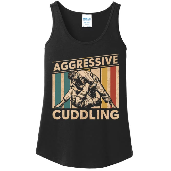 Aggressive Cuddling Ladies Essential Tank