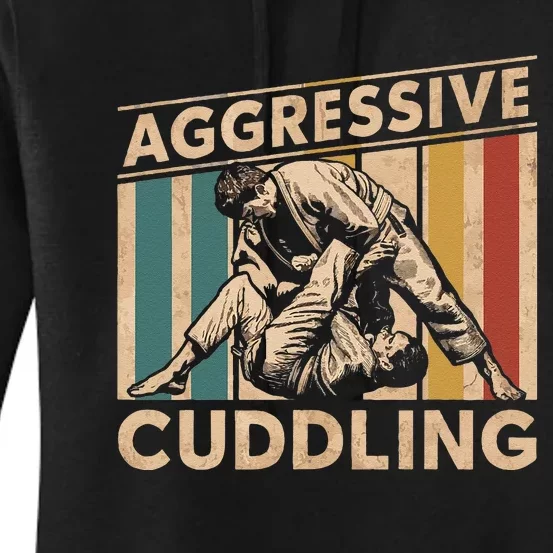 Aggressive Cuddling Women's Pullover Hoodie