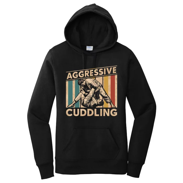 Aggressive Cuddling Women's Pullover Hoodie